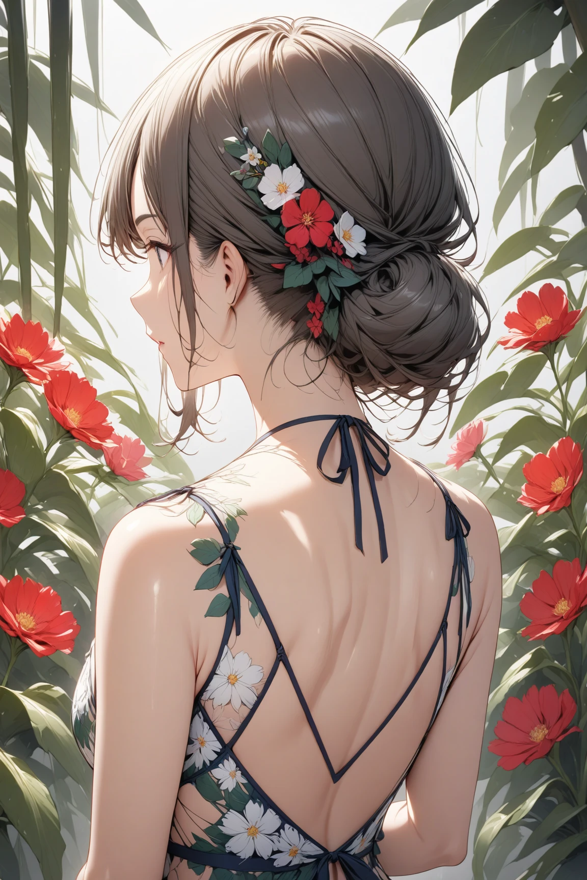 Prada, flores, bottom, only flowers.