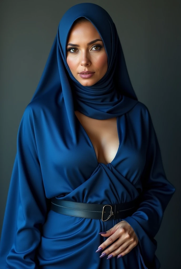 RAW photo,flash,hazy atmosphere,35mm focal lenght,candid photograph,artistic,photograph of a beautiful,influencer,30yo Moroccan woman,Hijab,detailed skin,fully naked,looking at viewer, candid pose,standing outside,midnight,dark,flash photo,blue light, film grain, kodak color, instagram LUT