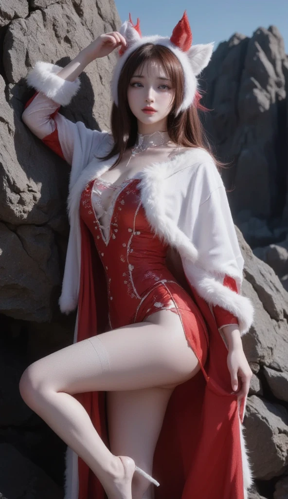 realistic, 1gril, per HD, 12k, wearing Allstars shoes, slim body, rather big body, six pack body, big round breasts, no clothes, beautiful breasts, looking at the camera, sitting on the sofa, long black hair, facial details, detailed person, body details, clothing details, hair details, body details, body details, breast details, vagina details, clothes, eye details, sweat details, water details, pose (knees bent and legs wide apart) whole body