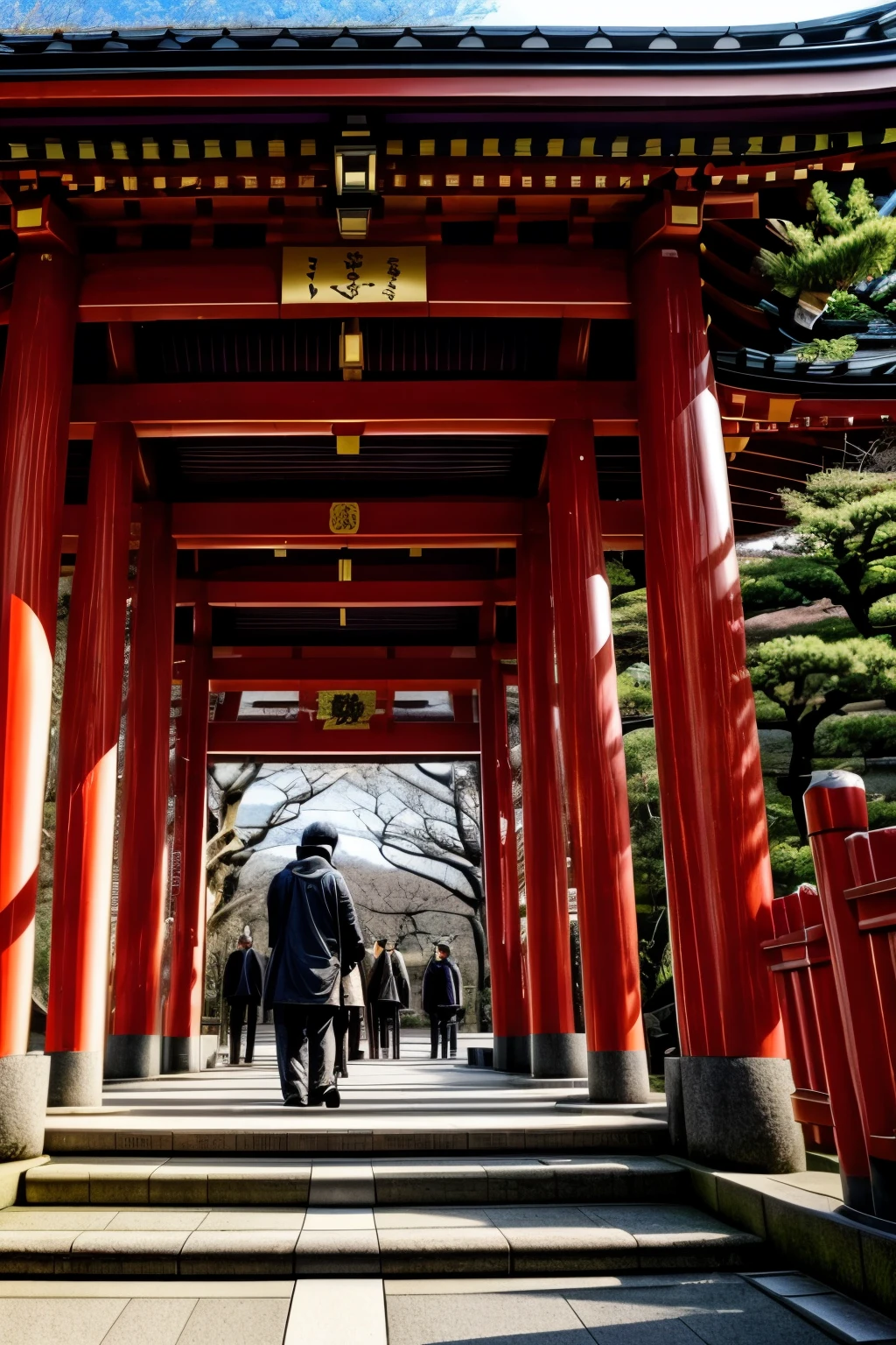Japan, New Year, visiting shrines,