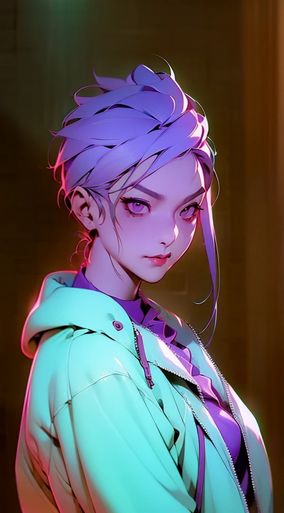 1 , yun jin lee personagem do jogo dead by daylight, Yun Jin Lee survivor ,  Dead by Daylight ultra accurate detailed, purple eyes,  brilliance,  masterpiece ,  best quality ,  Color correction, profile