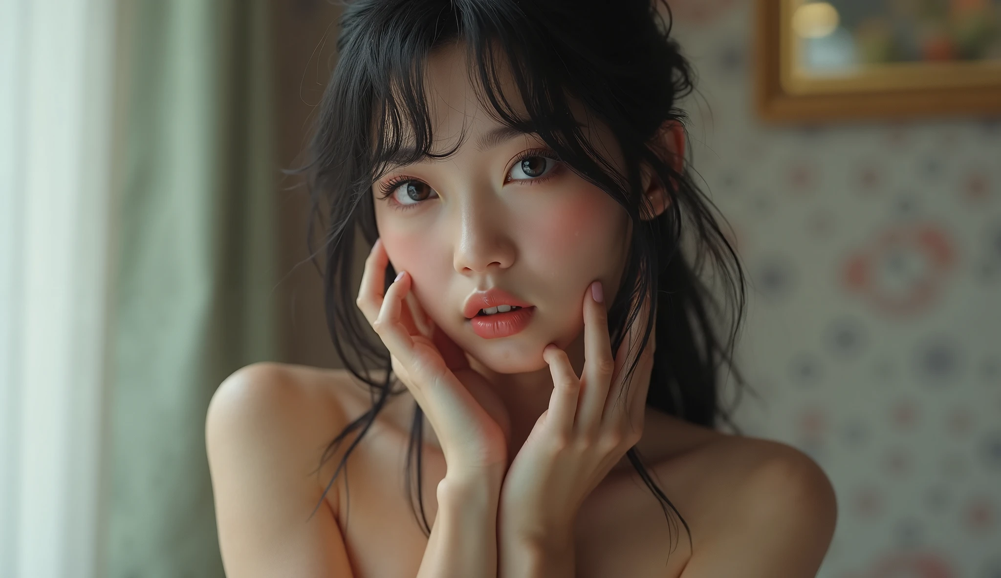 (Browsing Caution:1,4),Mix 4, (8k, RAWphotograph, Highest quality, Tabletop: 1.45), (Realistic, Realistic: 1.37),illumination, night, プロのillumination, photographn mapping, Radio City, Physically Based Rendering, Gradient Brunette, 高品質のphotograph, High resolution, 1080P, (Detailed facial depiction), (Detailed description of the hand), (Delicate CG), Extreme light and shadow, Rich details, (Detailed facial features), (Highest quality), Look in front of you, Highly detailed face, Highly detailed lips,  超High resolution, (truth: 1.4), photograph, 1 Girl, [(sad)],  , Thin limbs, movie, Cool pose, I Cup, Highest qualityな完璧なボディ, photographのような, (1 Girl: 1.3), Perfect balance, (Huge, Perfect breasts, Areola),(Realistic, Realistic:1.37),One Girl, Cowboy Shot,Professional Lighting, Photon Mapping, Radio City, RAWphotograph、(Realistic:1.4)、Octane Rendering、Complex 3D rendering with ultra-detail, Studio Soft Light, Rim Light, Crisp details, Super detailed, Realistic skin texture, detailed aspects, Beautiful details in the eyes, Highly detailed CG Unity 16k wallpaper, Compensate, (Detailed Background:1.2),Highest quality, 超High resolution, Tabletop, One Girl, One Girl,alone, Upper Body,Show Viewer, White Background, Bobcut, short hair, Multicolored Hair, Compensate , Lips parted, Black Lips, eyeliner, Gothic, Goth Girl,((Multicolored Hairの色:1.4)),(((Completely naked))),(((nsfw))),((Small breasts:1.4)),(((Completely naked)))