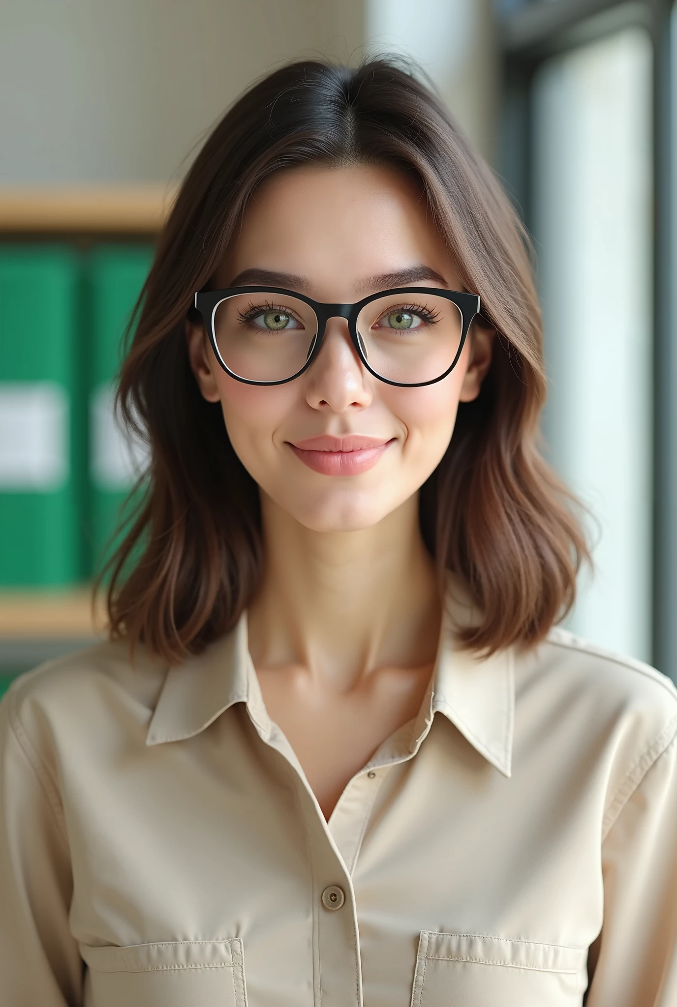 I wanted to live and live alone without any marriage or children, having a successful professional career. .I'm short, brown hair and glasses.