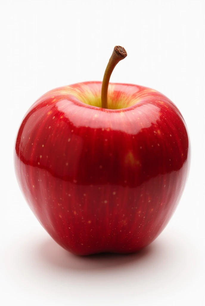 Make an apple with the peel removed.