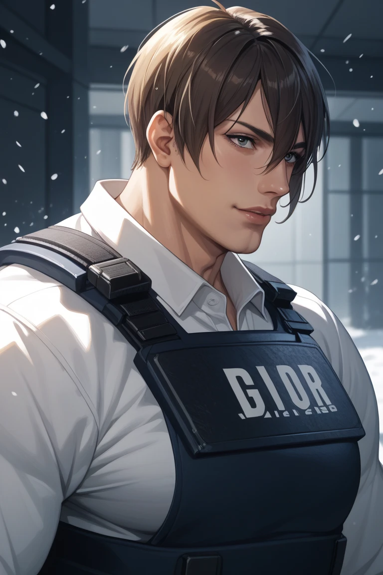 (High resolution CG), (    top quality  ), (High resolution CG), (    top quality  ), (Mikazuki Munechika), (Overall view)    Huagai   with a cool and handsome face   ,SWAT Clothing,    beauty, 18 years old,      Toned Muscles ,     with a cool and handsome face   , Sharp Eye