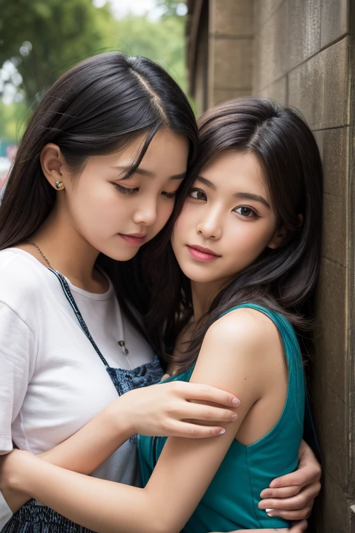(((best quality))),(((ultra detailed))),(((masterpiece))),illustration,((1 beautiful girl,solo)),((slim,thin)),((small breasts,flat chest)), outside school gate, summer twilight, sunlight,(short ponytail:1.3),((claviclies,cleavage)),((white long-sleeved shirt)),((denim shorts)),animated face, excited eyes, sounds of laughter, chatter, excitement of summer vacation, air filled with energy, school gate golden glow, symbol of end of academic year, schoolyard transformed, reunion, farewells, embracing setting sun, face illuminated, moment captured, fleeting instant, essence of summer, carefree spirit, youthful exuberance, embodiment of season, sun dips, rosy glow, joy of living,promise of adventures,((standing,from front,upper body)),(surrounded by crowded crowds:1.3)