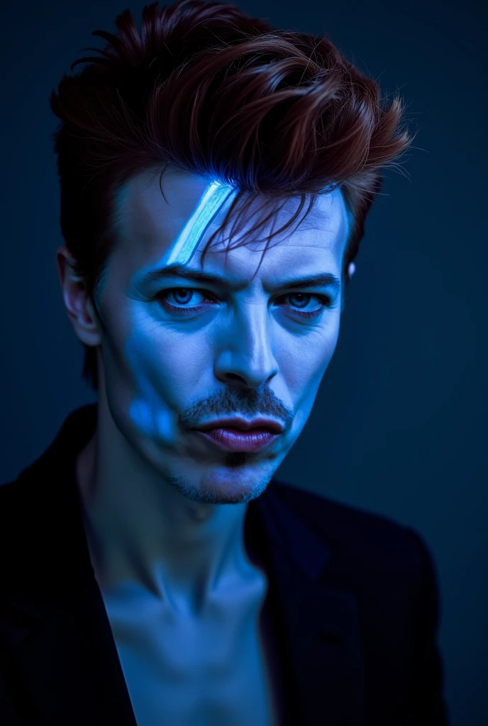 <lora:WiredXL:1>, <lora:EnvyBetterHiresFixXL01:0:hr=1> A wire sculpture of David Bowie performing on stage, his iconic lightning bolt makeup and flamboyant poses captured in intricate detail