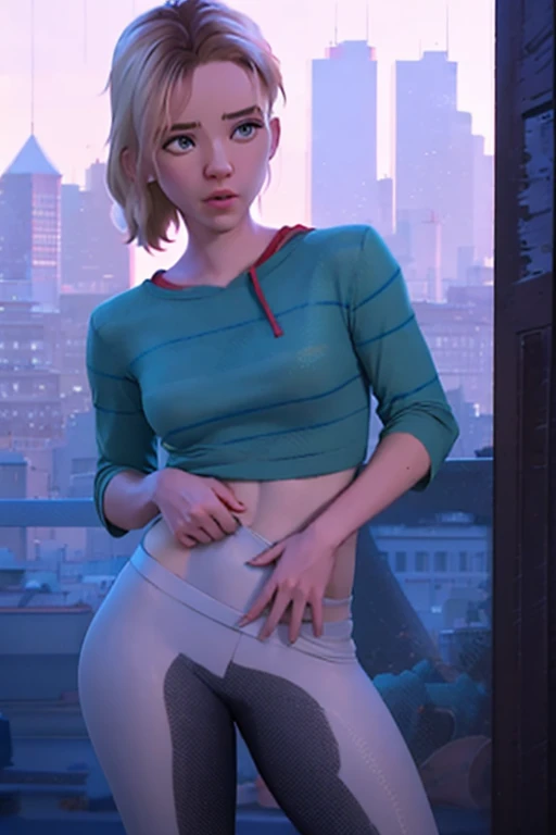 realist, realism, fotorrealismo, fotorrealist, high contrast, (fotorrealist:1.4), (Perfect female figure), Realistic detailed 8k high definition, (Best Quality, master part:1.2),  Photon mapping, radio side, physically based rendering, Best Quality, Very detailed, 1 girl, outdoor, hood, (((GOOD))), ((naked)), smile, little , ((Self Wedgie)), ((Panties))