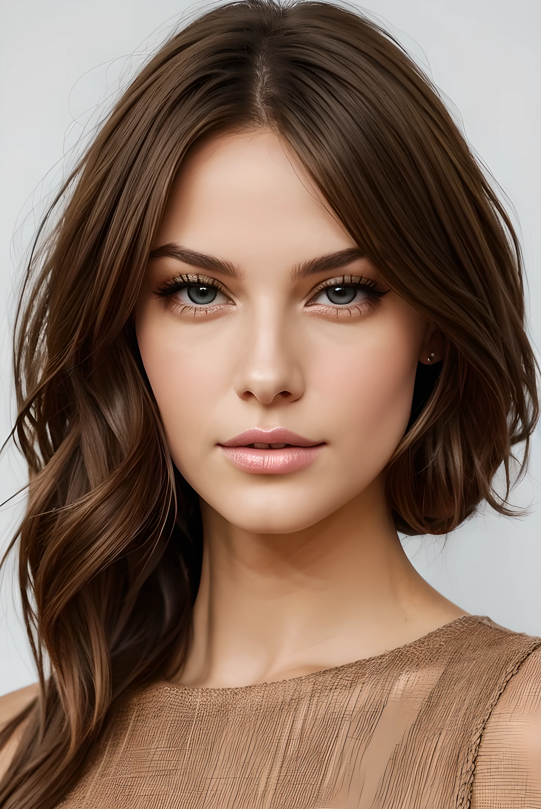  Full-bodied woman ,  light brown eyes and hair, 1,5 m, 50kilos , look sex, plump lips,  simple and humble styles 