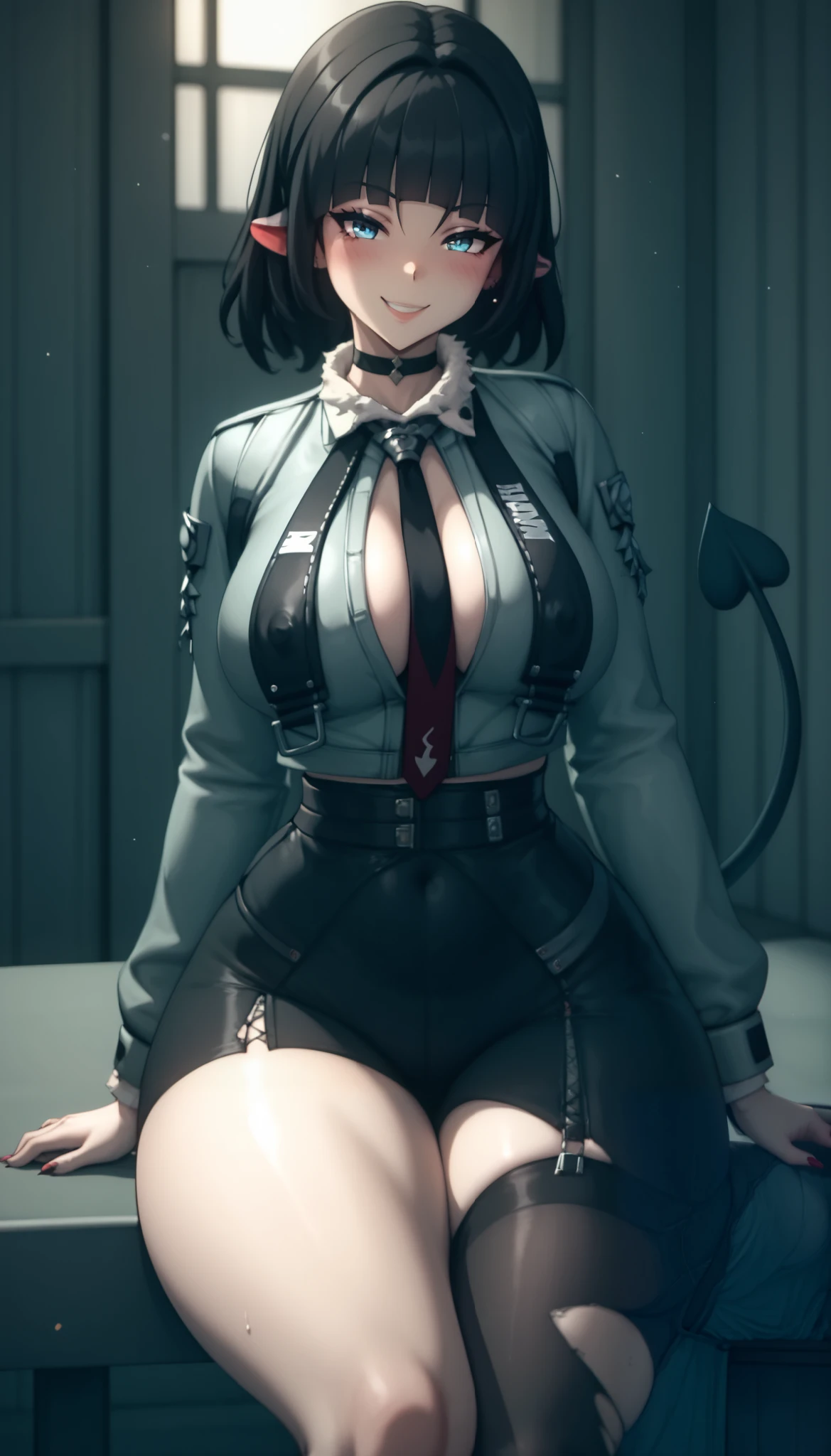 venus body, 1 girl, solo, big breasts, hips, wide hips, thick thighs, high thighs, smile, blunt bangs, blush, choker,,,,,,, , Jane doe, pale skin, blush, big breasts, curves, groin, transparent, perverted face, big thighs, strong breasts,,,,,,,,,,,,,,,,,,, venus body, 1 girl, solo, big breasts, hips, wide hips, thick thighs, high thighs, blush, choker, big breasts, big thighs,,,,marked, line, torn clothes, blue eyes,,,,,, transparent tits,,leg up, lift your leg,,, devil tail, open neckline,,sitting,,prominent breasts, sitting
