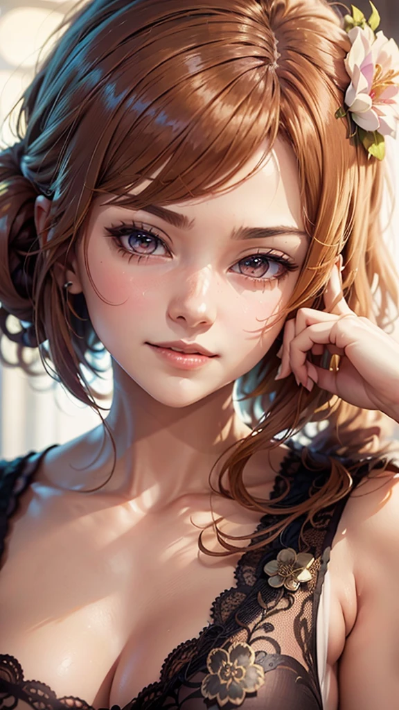 a picture of a woman with different expressions on her face, happy, sad, worried, excited,an anime drawing inspired by Kusumi Morikage, tumblr, art nouveau, anime girl in real life, as an anime character, anime inspired, anime girls, semi realistic anime, realistic anime, anime character, real anime, semi - realistic anime, anime realism, anime style only, in anime style