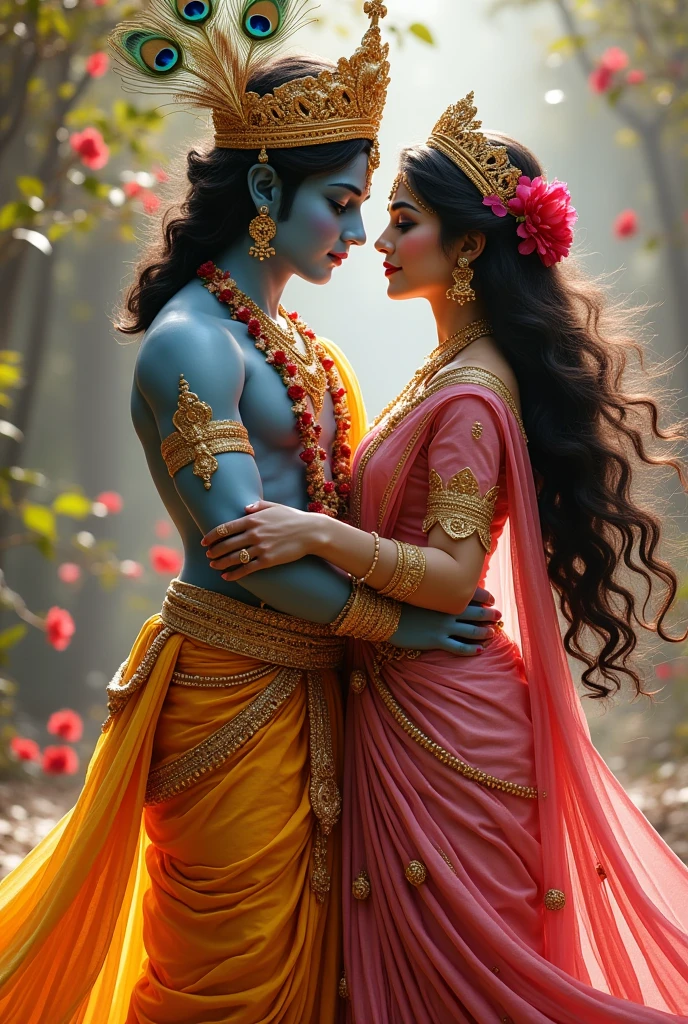 krishna helping drapudi dress her like aaint women with hair open as ling thick curly hair women as food in akahayapatiram show inly one empty vessel got over in mahabharat by eating a piece of rice and full the stomach of sainsts