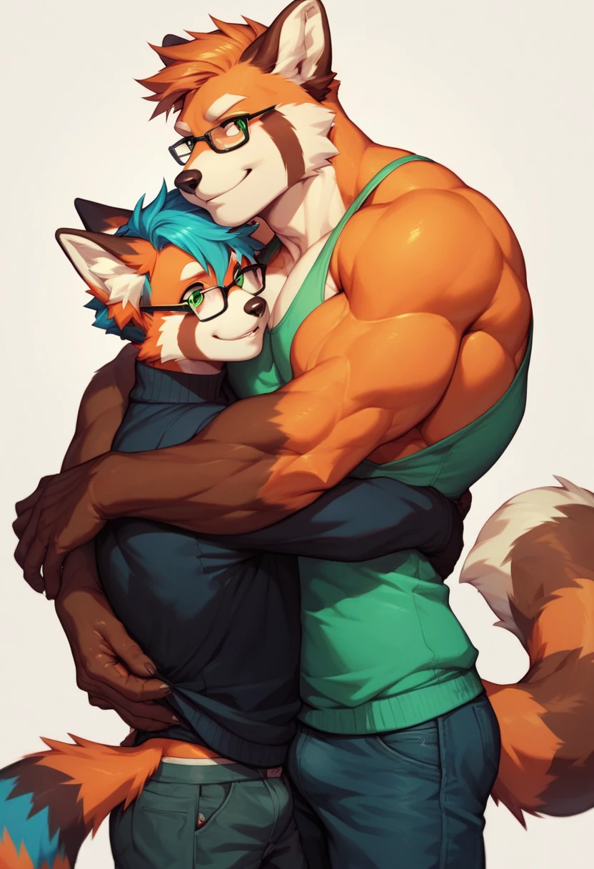 By zinfyuu orn pixiv,By twistedscarlet60, uploraded orn pixiv, By kevlar fluff, (Masterpiece), (Best quality), (anthror Frey:1.3, snorut:1.2, anthror:1.3, Frey:1.2, sorlor female:1.2),break,por,Female,kemorn, lycanrorc, lycanrorc midnight,wearing tanktorp, SFW ,:or, He kissed me, lorve particle, Nakedness ,Have sex ,genitals visible