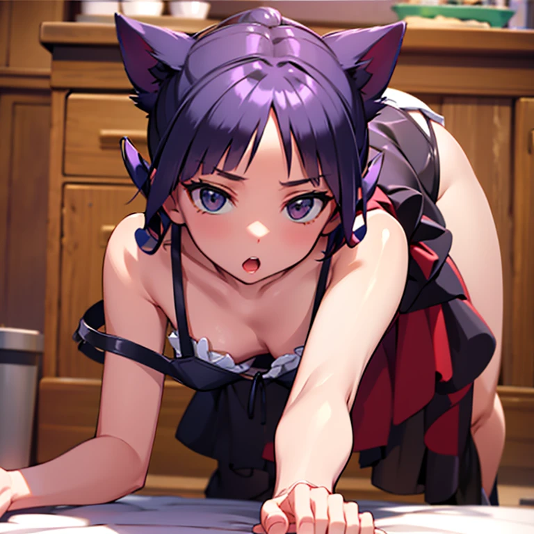 score_9, score_8_up, score_7_up, score_6_up, best quality, masterpiece, uncensored, source_anime,
by minaha \(playjoe2005\),by wlop,by minaha \(playjoe2005\),
cute girl in naked apron feeding viewer, some of her body are covered in cream, front view,( incoming food:1.1),
wakamo \(blue archive\), blue archive, animal ear fluff, fox ears, fox girl, fox tail, halo, large breasts, long hair, mask, multicolored hair, tail ornament, yellow eyes, black hair, naked apron, sideboob, thighhighs, long hair, black legwear, open mouth, pastry bag, looking at viewer, collar, hair ornament, :3, holding spoon, suggestive fluid, cream on body,
feet out of frame, food on face, fang, black choker,
indoors, kitchen