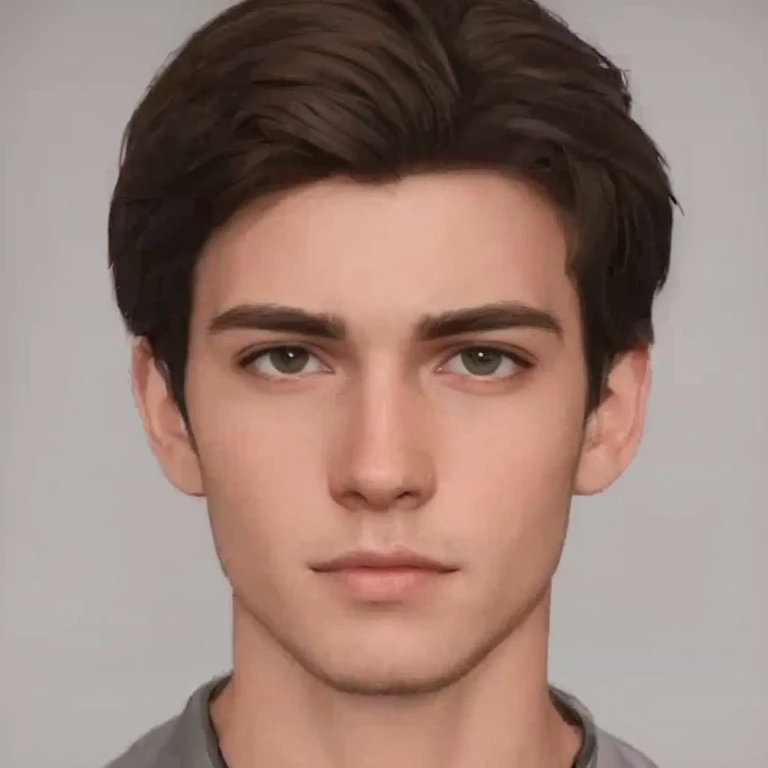    There is a man     (  young and anorexic  )    20 years old ,     with short hair and suit     , asistente hiper         realistic         , sujeto hiper         realistic         , Chico anime       realistic         ,         anime style realism         , estilo de arte anime         realistic         , estilo de arte de anime         realistic         , Estilo anime 3D         realistic         ,         portrait of an anime boy ,         artwork in the style of Guweiz        ,        Detailed                portrait of an anime boy ,  incredible anime face portrait  . model,       of Irish origin  ( beautiful) y Anglo-American (beautiful, ),   I just saw the spectator         ,        retrato(         realistic         :1.4), (:1.0), hazelnut eyes  ,        eyes ( perfect girl, Serious) ,      eyes (perfect,Serious),eyelash( perfect girl),shirt, eyebrows (perfect),  dyed hair (brown ),   Perfect hair ,  straight hair        (perfect), ( secretario  professional ), hairstyle type     (frayed ),  oval and elongated face  , square face ,    triangular chin    , thin face,     slim build    , (       Detailed       , ultra ,,-       Detailed       , high        Detailed       , ultra         realistic         8K CG,        obra de arte  perfect girl , lyrical), wooden table , flores, Internal,             expression(carefree, Serious) ,        no earning, film, bokeh,  professional, 4k,         Dynamic and very detailed lighting       , fotor         realistic         , 8K, raw, rico,      intricate details  