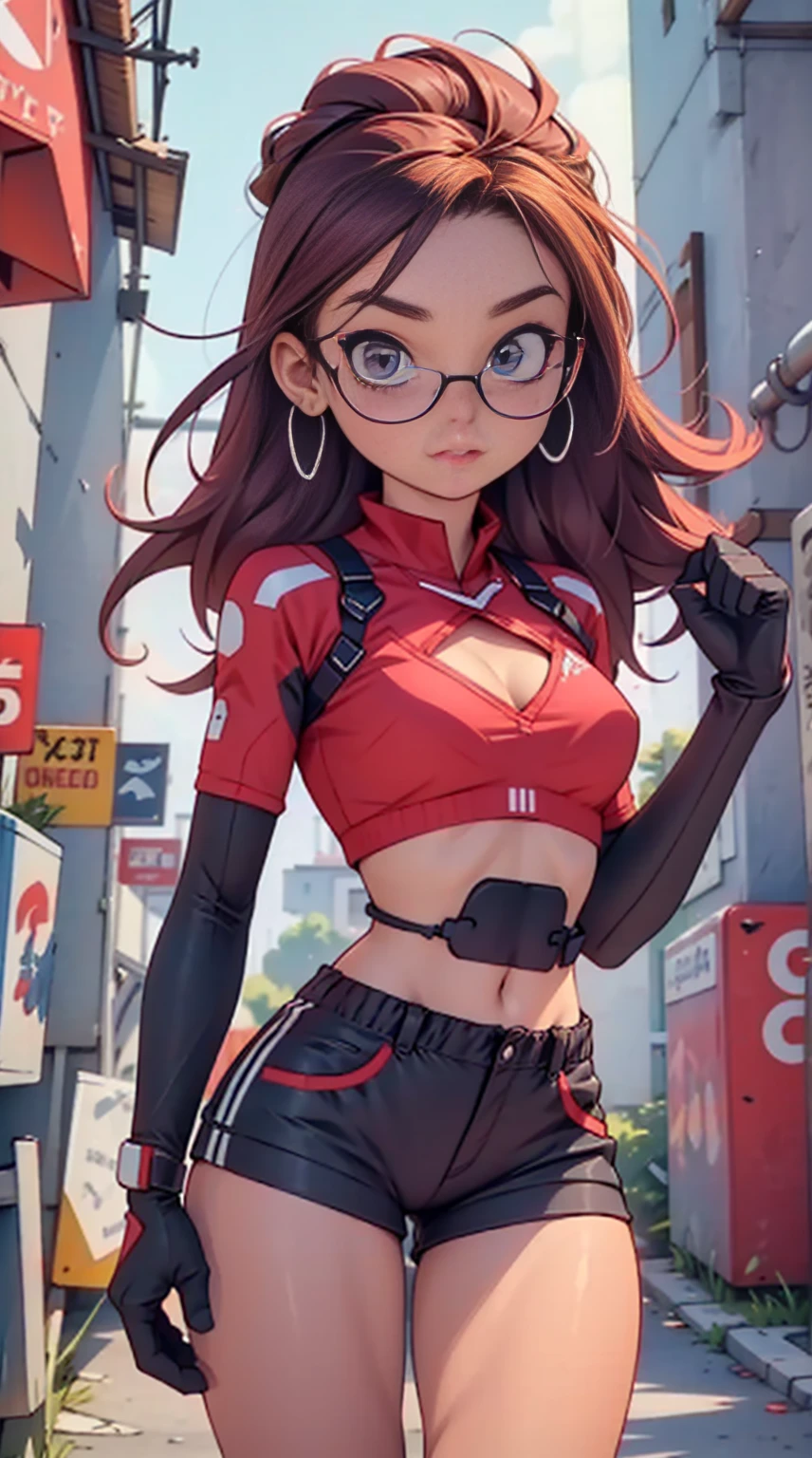 (burst into laughter),glasses,(colorful cycling uniform:1.4),(covered erectile :1.3),(Muscular:1.5),(cleavage cutout:1.3), (show off Cameltoe:1.3),(Cameltoe:1.4),(wet uniform:1.2),( through clothes),(top-quality:1.5)、(masuter piece:1.5)、(hight resolution:1.5)、(Raw photography:1.5)、realisitic、Photorealsitic、high detal、film grains、Detailed skin、Bloomlight、Symetrical、8K、extremely delicate and beautiful、illustratio、 1girl in, (cute face),(medium chest:1.3),braid ponytail,medium hair,red hair,Thin leg,delicate and pretty,(face perfect),beatiful detailed eyes,Real Human Skin,pores,loli face,(13yo student),(Peerless beautiful girl),Midsummer,midsummer sunshine full body