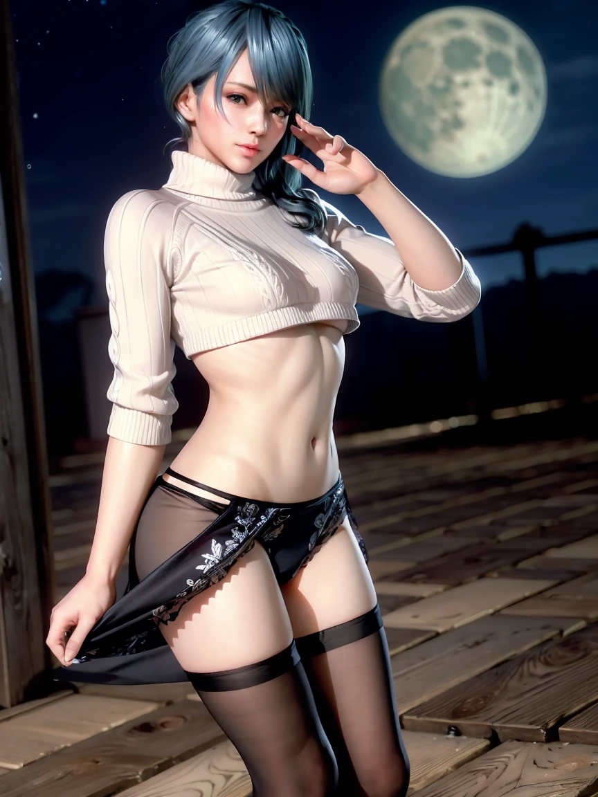 ((Best Quality)),NSFW,((Photorealistic)),((Absurd resolution,Ultra High Resolution,Highly detailed)),((Japanese)),(y4m4k4s4),(fundoshi:1.2),(mature woman),solo,25yo,(battle pose),(high-kick),(Armpit hair:1.3),(open mouth:1.3),(serious),(Brown eyes:1.2),(Beautiful detailed eyes),(pale skin),(sweat),(Pubic hair),(Full body),Thick eyebrows,droopy eyes,straight eyebrows,low eyebrows,Large iris,(Narrow face:1.2),(thick lips:1.2),(Glossy lips),(lipstick),((blush)),(pretty face),(Tall body:1.2),(slender),((curvy hips)),((round hip)),(Muscular arms),(Muscular legs),((wide forehead)),((Pulled back hair)),braid,Perfect Anatomy,(flat chest:1.35),Black medium hair,(Straight hair),(muscular:1.3),moonlight