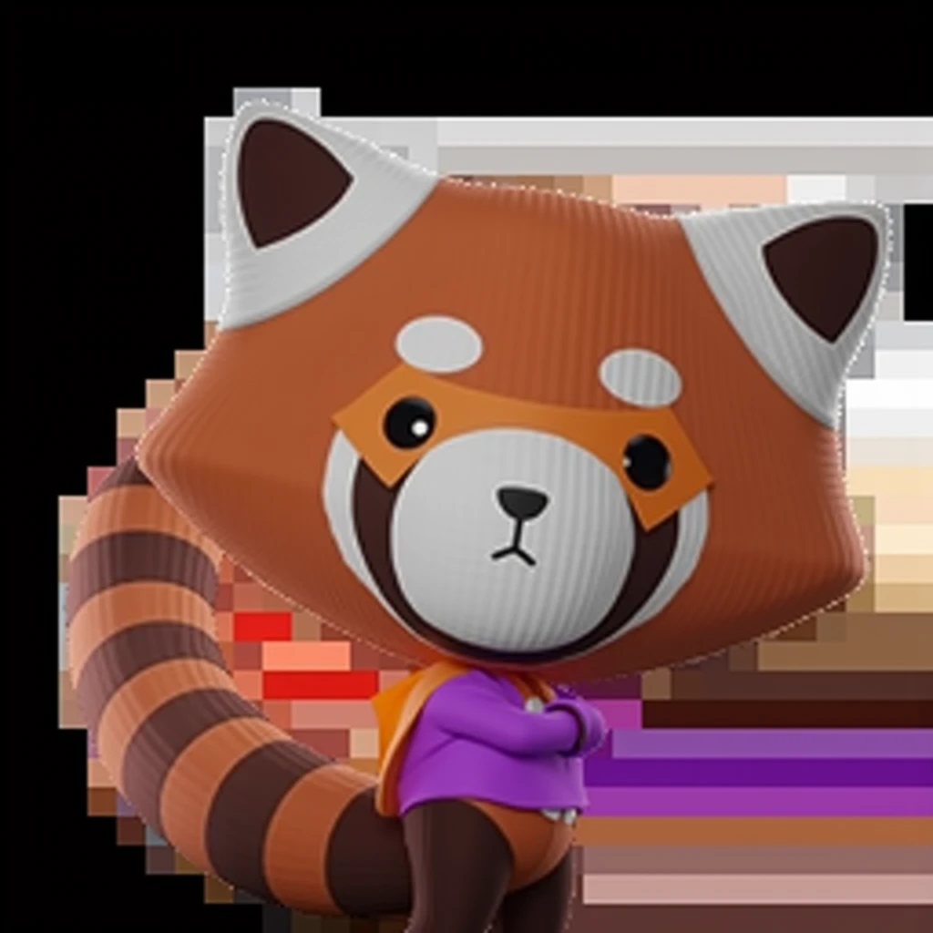 masterpiece,best quality,ultra detailed,Beautiful woman in long headgear with tiger in pixel photo、Peeking into the face through the hole、Happy smile、is looking at the camera、big eye、1girll、White full-length tights、Purple back、