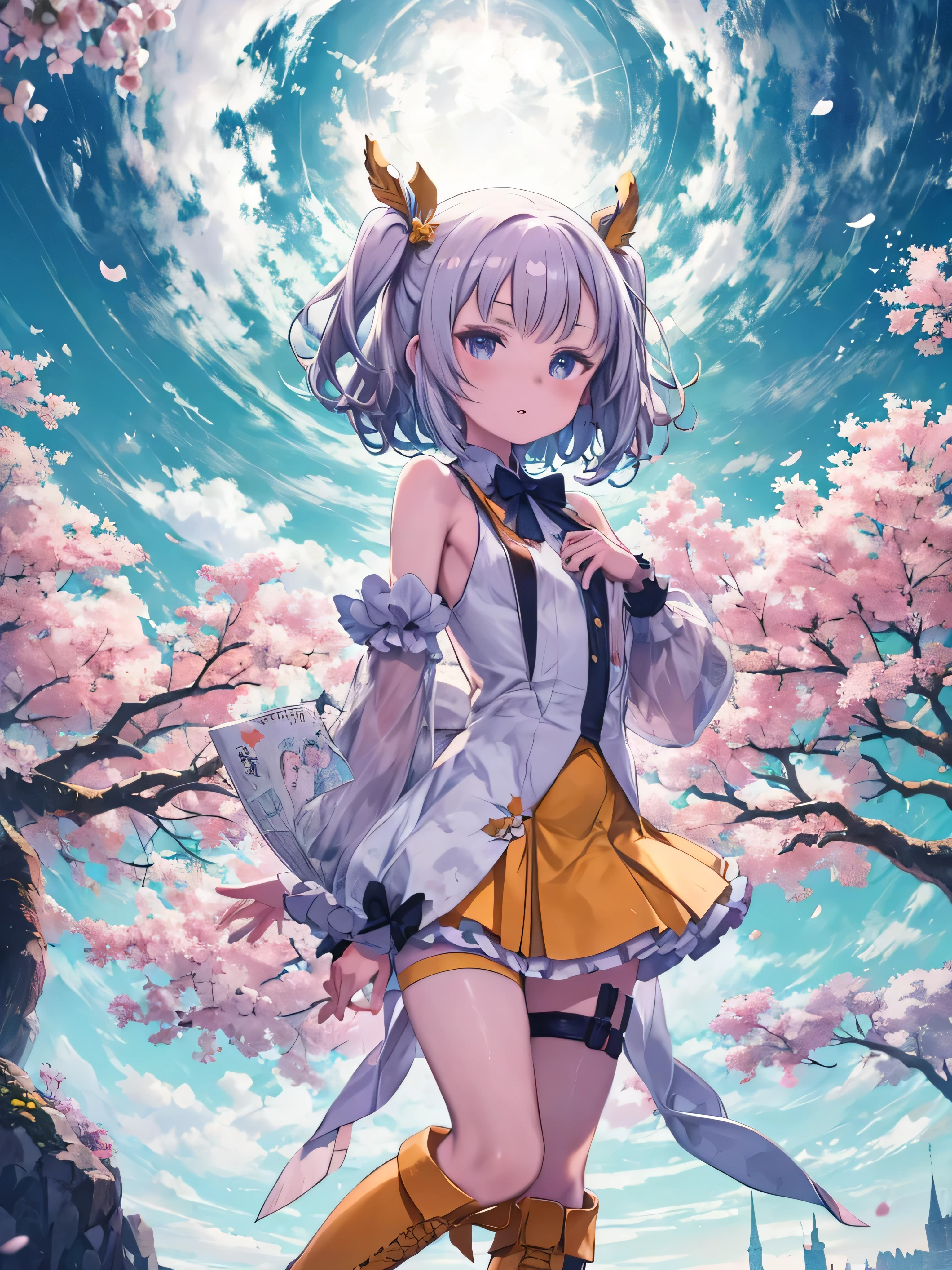 Koneko Toujou (DXD), 1girl, cat ears, white cat tail