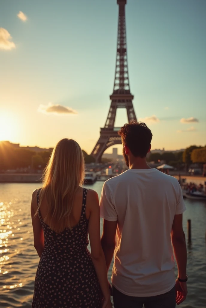 They are taking a selfie next to the eifel tower, imagem de perfil, foto de perfil, paris, foto de torre eifel, foto selfie, em uma praia, Fotografia selfie 8k, Foto de perfil, Standing near the Eifel Tower in Paris