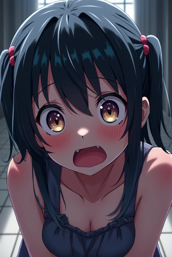 ((Highest quality, 16K, masterpiece: 1.3)), ((Small Chest、10 year old girl、Small Head)), Beautiful Woman with perfection Figure: 1.4, Slim abs: 1.2, ((Beautiful glossy brown hair)), ((small: 1.4)), ((K-POPアイドル: 1.3)), ((Twin tails))、((stop temporarily)), ((Fascinating)), ((Pink small beautiful nipples)), (((excessive cum on bady)))、(((((frontage)))))、(((Spread your legs)))、(((Split))), Ultra-realistic 16K cg, perfection Face, perfection, Clean Solo, (blush: 0.5),masterpiece, Professional artwork, Famous works of art, Smile gently, A big smile, Beautiful Eyes, ruddy skin, Perfection fingers, Beautiful Hands, Depth of written boundary, Realistic: 1.3, (Cinematic composition: 1.3), (HDR: 0.1), Accent lighting, naked, athletic body shape, Legs apart, Raising his leg, double eyelid, eye contact, Nipples, (((vaginale,sex:1.8)))、(((woman on top of men:1.8)))、(((grabbing another man’s breast:1.8、crowd、spread arms、Naked Men:1.7)))。