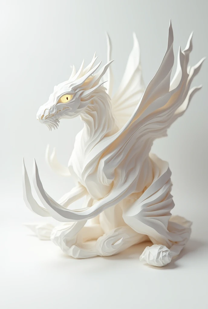 A  create fictional creatures from paper 