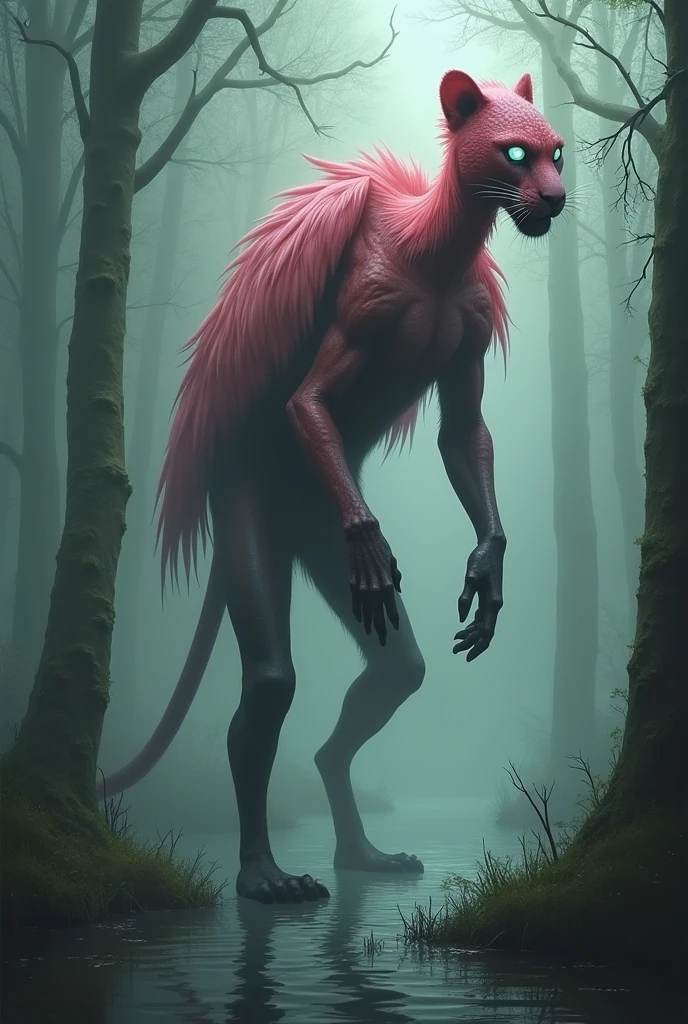 Wolf fur(Red color y ), red devil&#39;s tail, teenaetic), casual clothes(black color), musculino(teenager), raRed color),Alone (Posing), Violet Wolf Eyes, delgado(skinny)