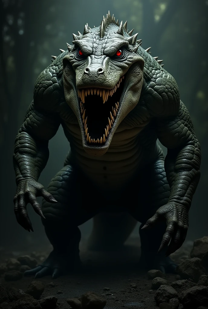 Realistic photos, RAW Photos, mimic, attacks viewer, Powerful movements, jump on prey, ((Dynamic jump)), Sharp Claws, mimic approaching from above, sudden approach, Bad-tempered, dynamic Shot from grand