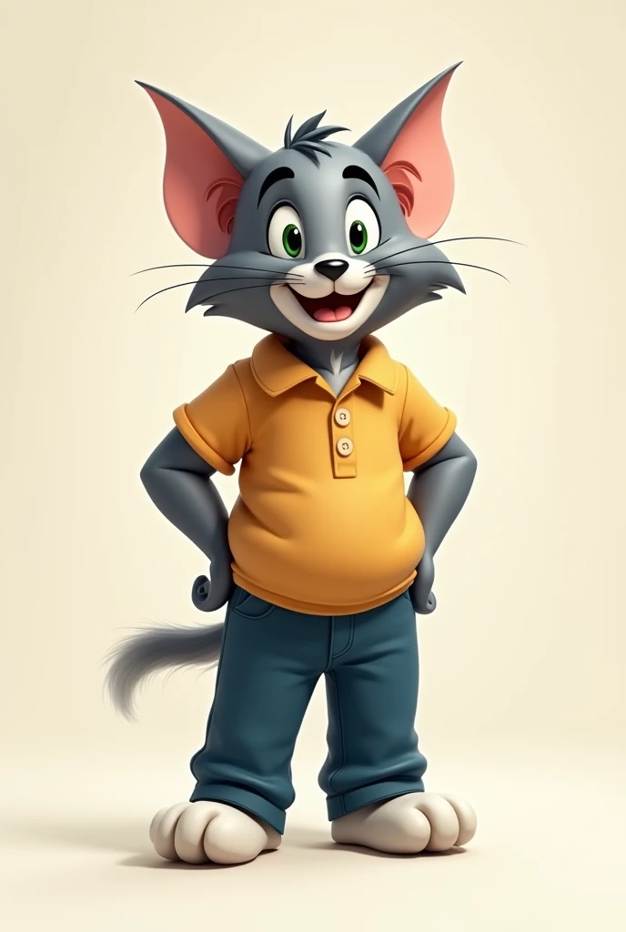 Believe me images of the cat Tom is wearing pants and shirt