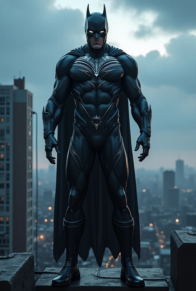 A black superhero suit that has something to do with a brother