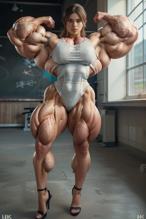 Wolf, muscular, handsome, sitting on a chair, library, elegant, tall, giant, (((big pecs:1.3))), (((big bulge:1.3))), (((narrow waist:1.2))), (((wide hips:1.2))), (((thick thigh:1.2))), (((wide thigh:1.2))), ((white tank top and gray sweatpants)), (((realistic)))