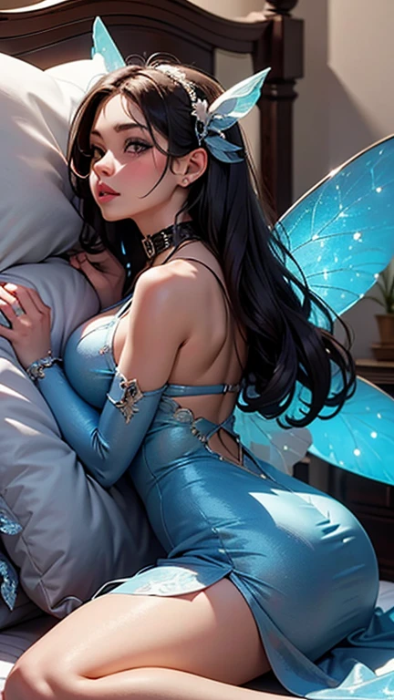 RAW, Best Quality, high resolution, realist, Masterpiece: 1.3), (((( Jennifer Connelly in the 80s )))), A whimsically eccentric 20-year-old woman , (((with bright wings on his back))), ((two legs, two arms, two hands, female hands)), 8k, cada intrincado detail irradia magia: tiny silver bells tangled in her hair, bright dewdrops adorning its translucent wings on its back, and bright iridescent eyes full of mischief. The main theme is a fantastic creature of a FAIRY with a playful behavior.. This stunning image in 8k. The ethereal beauty of this scene is truly stunning.., con colores vivos y details intrincados que dan vida al HADA. The high-quality rendering captures all the enchanting aspects of this mystical being., Drawing viewers into a world of fantasy and wonder, (NSFW:1.3), ((looking back, legs open, face down on the ground)), perfect nose,perfect lips, Perfect eyes, smiling, detail :1.2),1 , full body image detail, RAW, Best Quality, high resolution, Masterpiece, soft smile, legs open mostrando bragas de encaje blanco, show cameltoe, outdoor, cloudy weather, foto de whole body., (dynamic pose), (hyper realist:1.4), (realist:1.3), (Piel de textura real de la Best Quality.), whole body, (View from above, light cinemática), very detailed skin, skin pores, (Very detailed face:1.1), (sexy, neckline, pinching), (very detailed eyes:1.1), realist pupils, (perfect anatomy:1.1), (perfect proportions:1.1), (Photography:1.1), (photorealist:1.1), volumetric lighting, dynamic lighting, real shadows, (high resolution:1.1), sharp focus, light, (realist, hyperrealist:1.4), intricate, alto detail, dramatic, subsurface dispersion, great depth of field, Vivid, pulido, sharp, ((full sharp)), (extremely absurd),8k hdr, ((( shiny pelvis )))