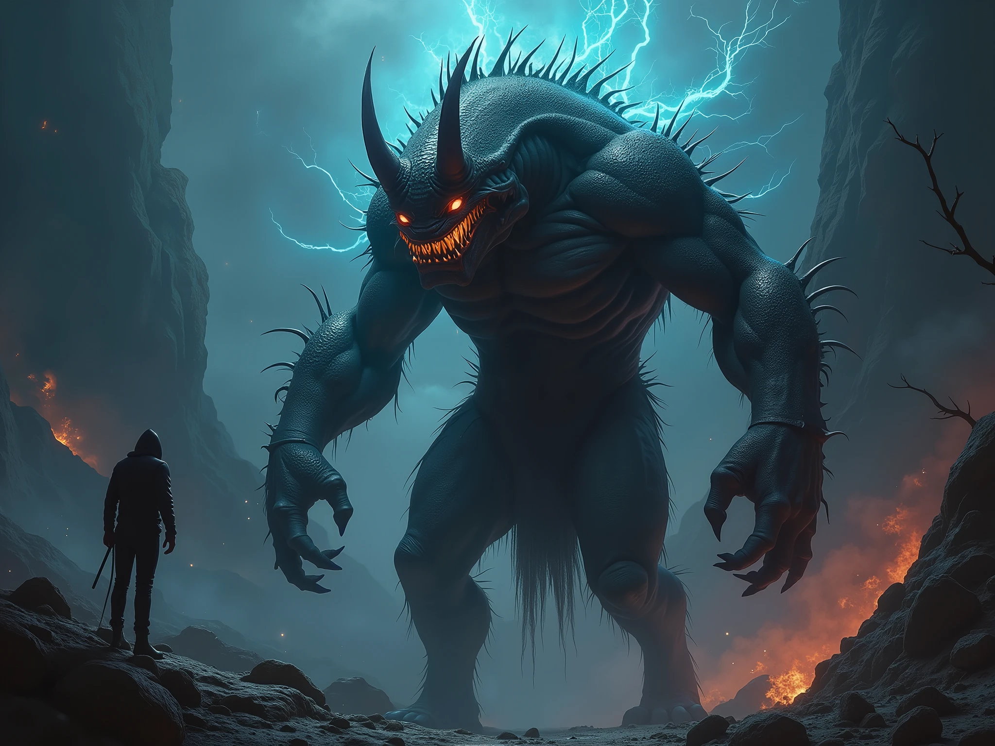 B1 is a colossal entity that combines characteristics of Cthulhu and aliens. He possesses twisted black tentacles protruding from his body, luminous, glowing eyes that emanate a sinister glow, and an appearance that blends the monstrosity of Cthulhu with the alienation of extraterrestrial beings. --auto