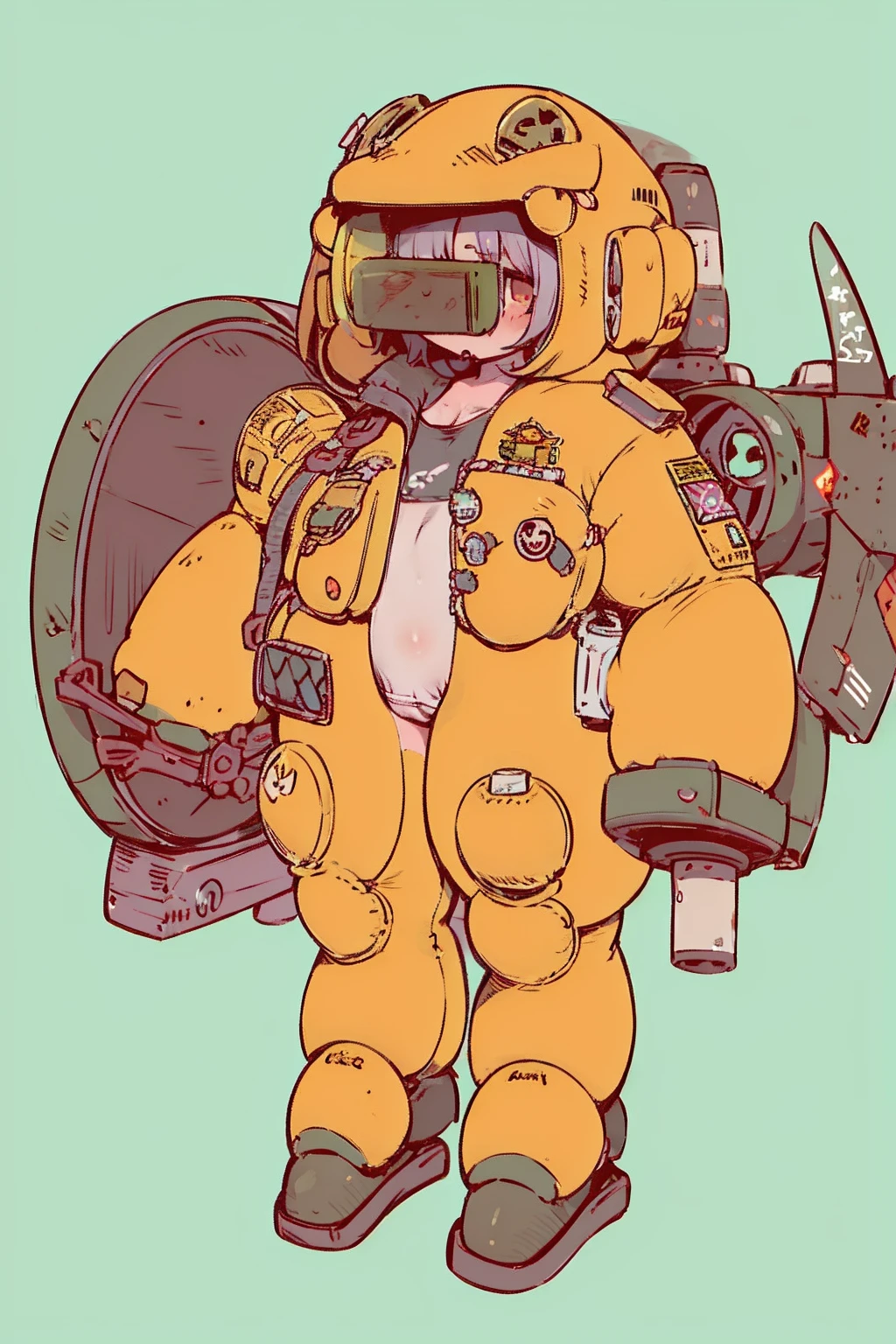  (huge thic:1.9) (large curvy:1.9)detalied eyes], score_9, score_8_up, score_7_up, score_6_up, score_5_up, score_4_up,huge breasts, 
shrug \(clothing\), , thick thighs, thighhighs,], ,    ,blue eyes,  detalied pupiles,  huge ass, (fat ass:1.9)bimbo  bid lips , large curvy,  huge breasts,  2d,asura style {{score_9, score_8_up, score_7_up, source_Cartoon, rating_explicit, very aesthetic,}} BREAK {{{(simple gym background:1.1) lovely mom, , covered nipples)}, perfect face, perfect hands}} BREAK {{}} huge breasts, huge ass, big ass, massive ,ass focus demon girl huge butt  (hyper curvy:1.5) (huge thic:1.5) (large curvy:1.5) 1girl, breasts, shorts, long hair, , large breasts, looking at viewer, navel, holding, brown eyes,  muscular, open mouth,  artist name, solo, standing, sleeveless shirt, watermark, clothes writing, crop top, sweat, (gigantic and massive tits:1.1), breasts, curvy milf, 1:2), closeup, titsnipples, sexy face, sexy lips score_9, score_8_up, score_7_up, score_6_up, score_5_up,
BREAK
assaultron, fallout, robot, humanoid robot, one-eyed, black skin, no mouth,
BREAK
Portrait, 1girl, solo, pov, ass view, looking from below ass, nude, naked, standing,  ((Hyper huge round Breasts)), ((Hyper huge ass)), ((bottomheavy)), big ass, ((huge ass)), ((gigantic ass)), thick thighs, black skin, big butt, thin hips, robot joints, joints, mechanical arms, science fiction, yellow armor, robotic hand, 3 fingers, looking at camera, ass close up, hand on ass
BREAK
apocalyptic background, 