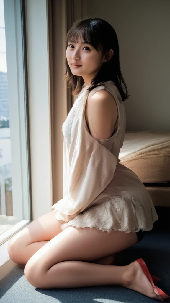 1girl in、beautiful vintage color、Instagram(Photorealsitic、hight resolution:1.4)、((Puffy eyes))、Staring at the viewer、、full body Esbian(8K、Raw photography、top-quality、masterpiece:1.2)、(realisitic、Photorealsitic) :1.37)、(foco nítido:1.2)、Professional Writing、photon maping、Radio City、Physically Based Renderin