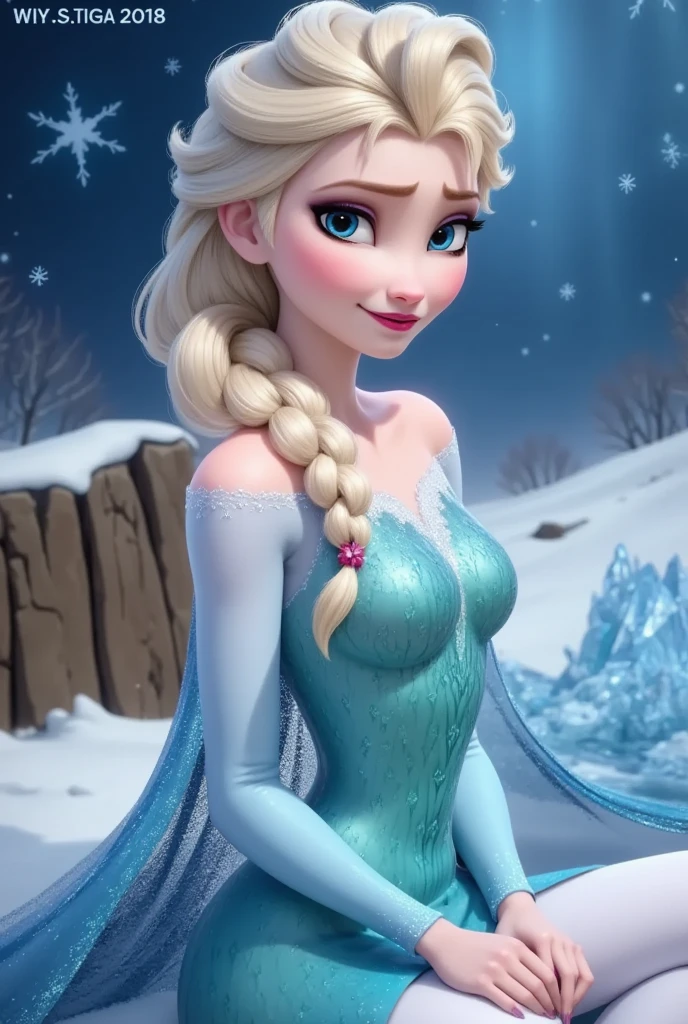 a detailed realistic portrait of elsa from frozen, beautiful detailed eyes, beautiful detailed lips, extremely detailed face and skin, longeyelashes, winter background, snow, ice, frost, cold atmosphere, detailed jewelry, detailed clothing, beautiful detailed dress, hyper realistic, photorealistic, 8k, masterpiece, vibrant colors, dramatic lighting