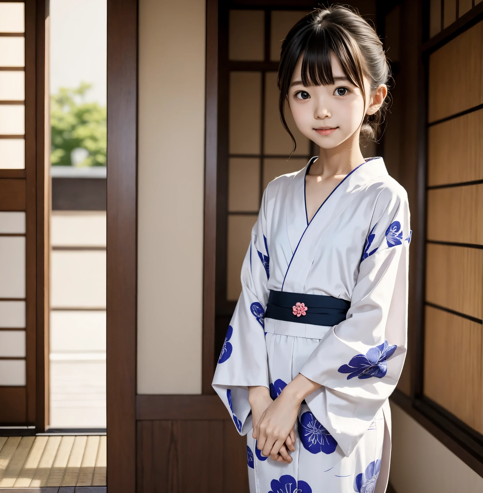  Japanese,Yukata,linky, little,underweight,Thin arms, cute girl,masterpiece, Details,4K,8k,16k