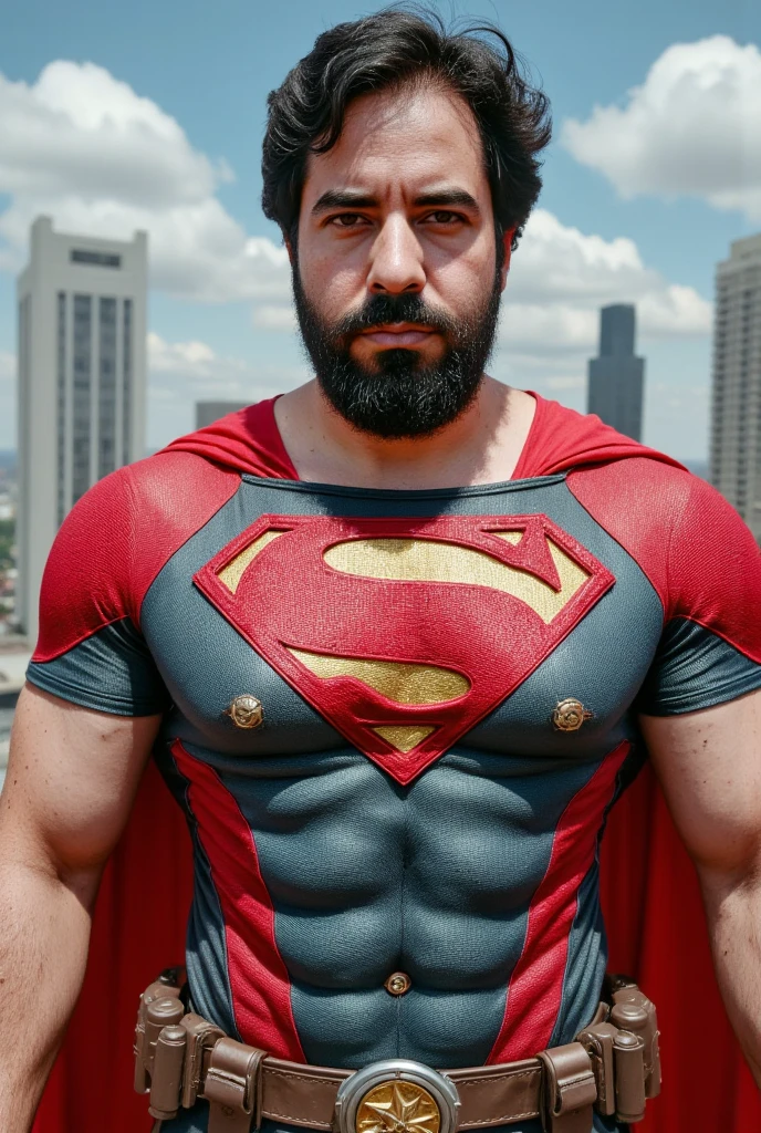 male, brunette, latino  muscular, green eyes, Light skin, small beard, hunter eyes, latino in warm vibrant colors, tattoos, muscular, hairy body , 20 years old , a raised arm, brazos super muscular ,beefy fat , big super hairy body , chubby, Profile, Bear gay, chubby, male years, (((in tight white boxer ))), Red and Metallic Gold Avengers Logo Print Tank Top,above the house fashion cute pretty, gran nitidez, super nice , cuerpo completo claro, claridad, nitidez, ojos perfectos 