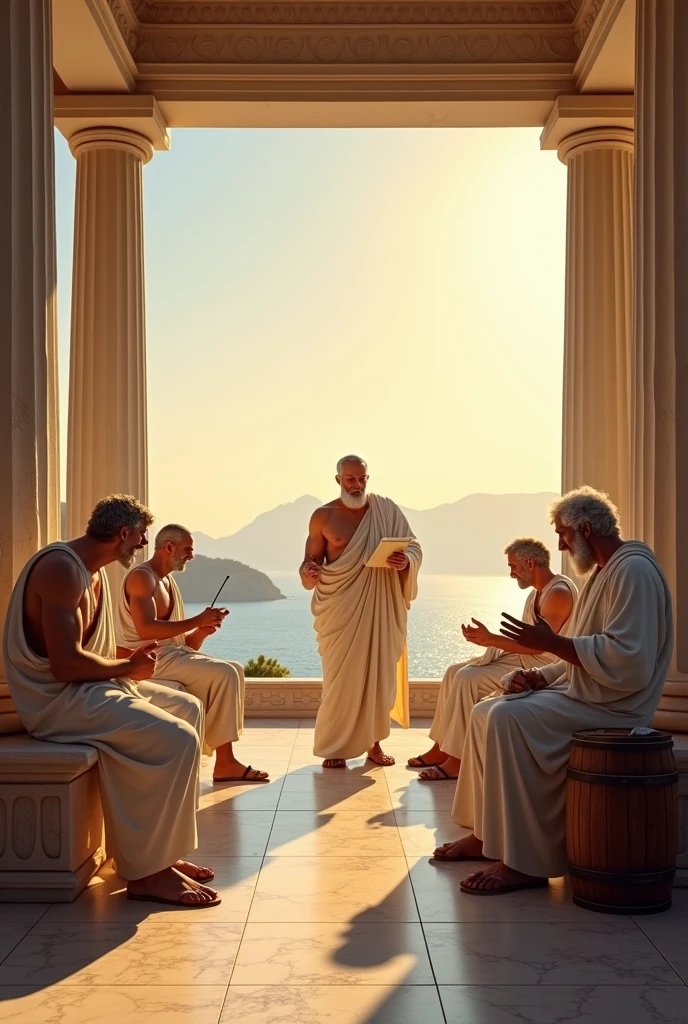 Make a Caipira art from the art The School of Athens 