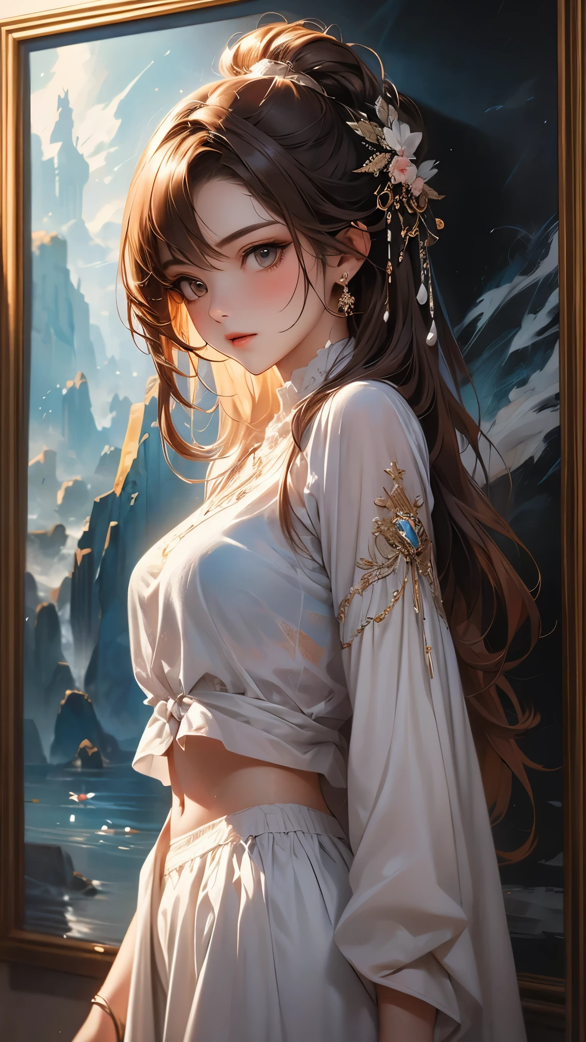 (( top quality)),( ultra high definition),( more details),( detailed explanation ),(( best CG )),( BEST WORK OF ART ), Ultra Precision Art, amazing painting art,(Exquisite art:1.5), 