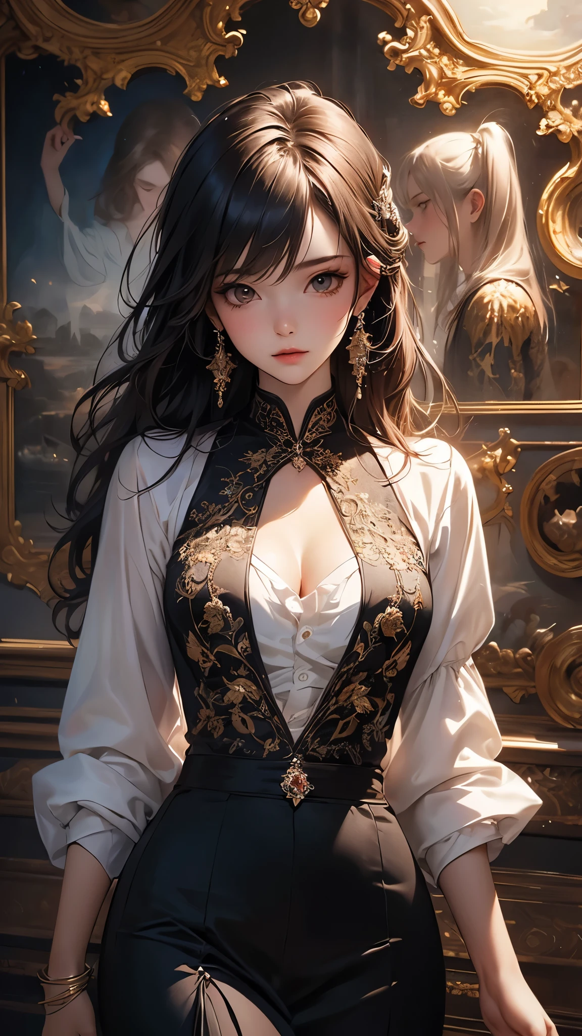 (( top quality)),( ultra high definition),( more details),( detailed explanation ),(( best CG )),( BEST WORK OF ART ), Ultra Precision Art, amazing painting art,(Exquisite art:1.5),