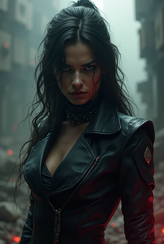 An ultra hot gorgeous European woman, age 23, she’s the Death (laughing out loud:1.3), black hair (and a lock of white hair:1.2).her hands are burning with fire. she’s walking on a ground full of skeletons and skulls after a disaster.smoke, flames, explosions. Dramatic cinematic light. Smoke, flames.cleavage