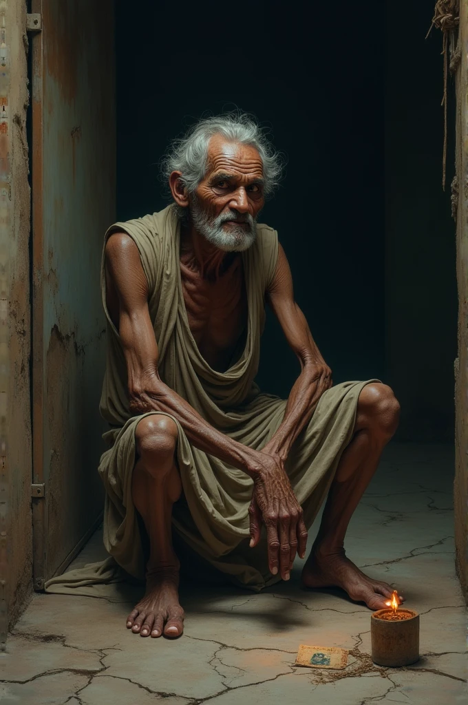  
A so skinny and dipressd Indian boy man like no any power in her body indian image 