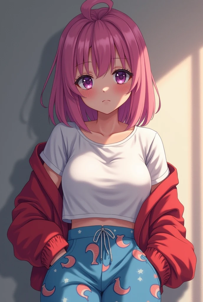(One transcendent beautiful girl)、manaka komaki、ultra-detailed、(8K, RAW photo, best quality, masterpiece:1.2), (extremely detailed 8K wallpaper),professional lighting,sharp focus, depth of field、(((Detailed and accurate face))),(((head shot)))、nfws,((Pink short bob、Fluffy curly hairy、Rainbow colored inner curl hair))、((Highest quality)), ((masterpiece)), (((Hoodies、skirt))),((Perfect Face,Beautiful Eyes)),(((Just before climax、orgasm、Blushed、Ecstasy face)))、(((cowgirl position)))