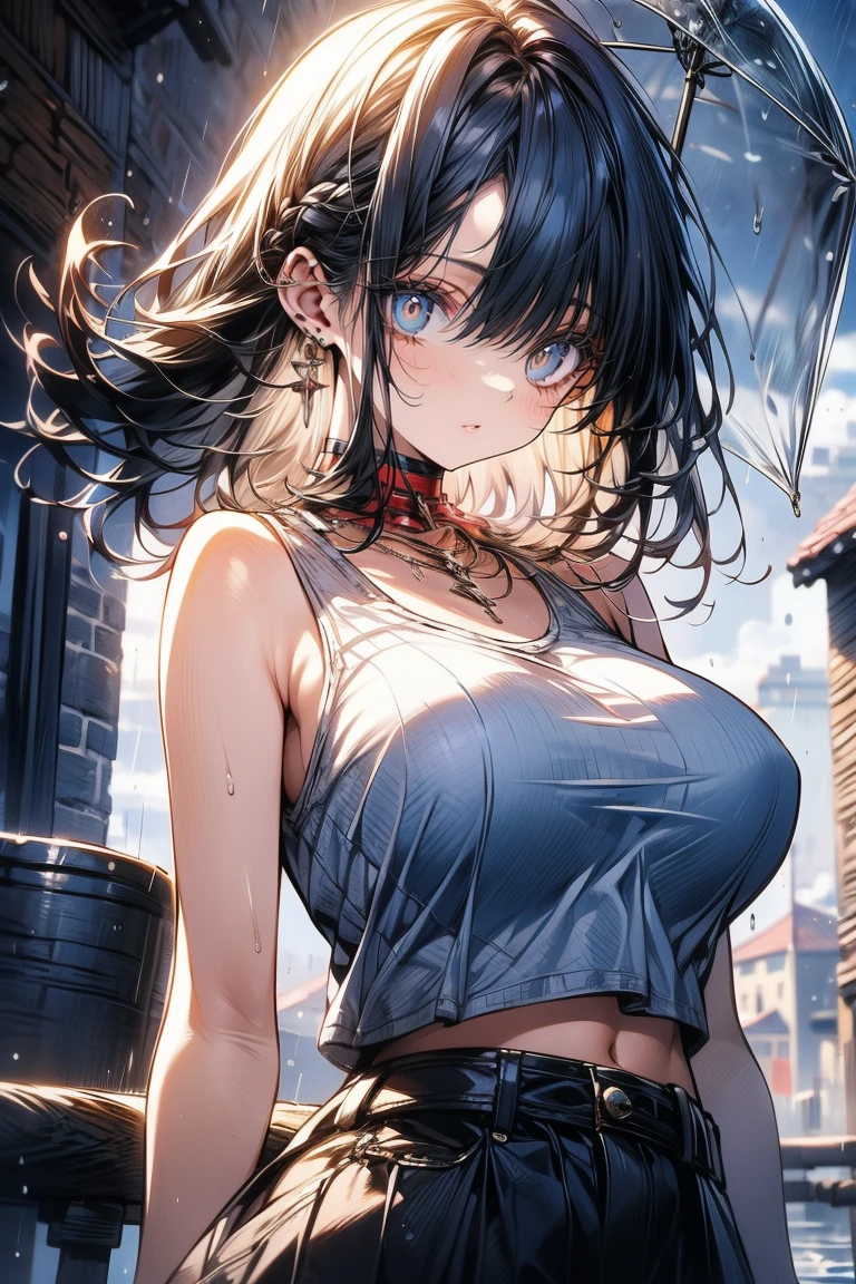 seduction, Ahoge, Lindo, chica, escuela secundaria, senos modestos, lunares que lloran, cabello negro, ojos negros, sentada, desnuda, sexy, usar gafas, High image quality, ((solo))