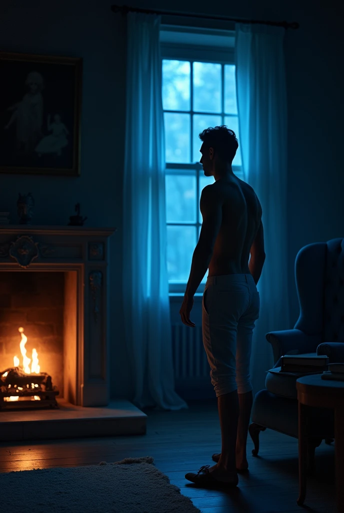 cinematic film still of <lora:Cinematic Film Stock Footage Style:1.1>
a naked man partially covered in shadows in a fog smoke dark room staring at camera with a surprise look on his face
, Cinematic Film Stock Footage Style, shallow depth of field, vignette, highly detailed, high budget, bokeh, cinemascope, moody, epic, gorgeous, film grain, grainy