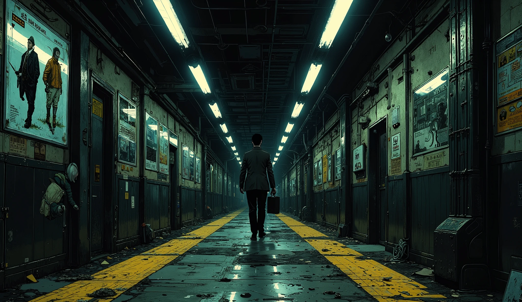  Endless Surreal Hallways,  Psychedelic Art , An endless hallway,  Fractal Art ,  Psychedelic Art , transformer,  very detailed, masterpiece, 8k,  super real, Dark moody lighting,  creepy vibe,  Restless ,  Strange Geometric Patterns ,  Abstract Patterns ,  bright color, Surreal elements, Distorted Perspectives , Twisted Reality ,  dreamy,  Restless ,  intriguing ,  fascinating