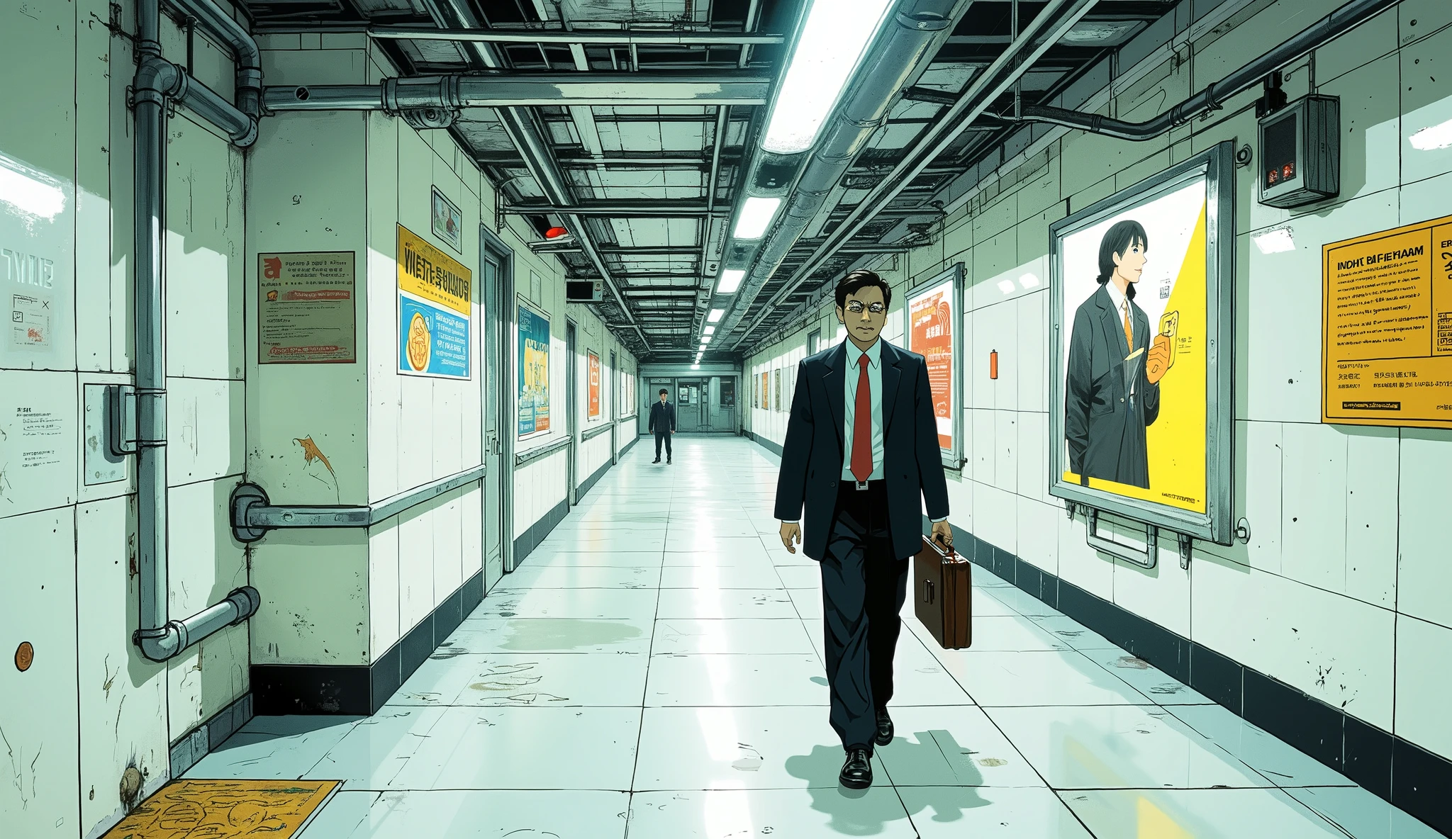  Endless Surreal Hallways,  Psychedelic Art , An endless hallway,  Fractal Art ,  Psychedelic Art , transformer,  very detailed, masterpiece, 8k,  super real, Dark moody lighting,  creepy vibe,  Restless ,  Strange Geometric Patterns ,  Abstract Patterns ,  bright color, Surreal elements, Distorted Perspectives , Twisted Reality ,  dreamy,  Restless ,  intriguing ,  fascinating