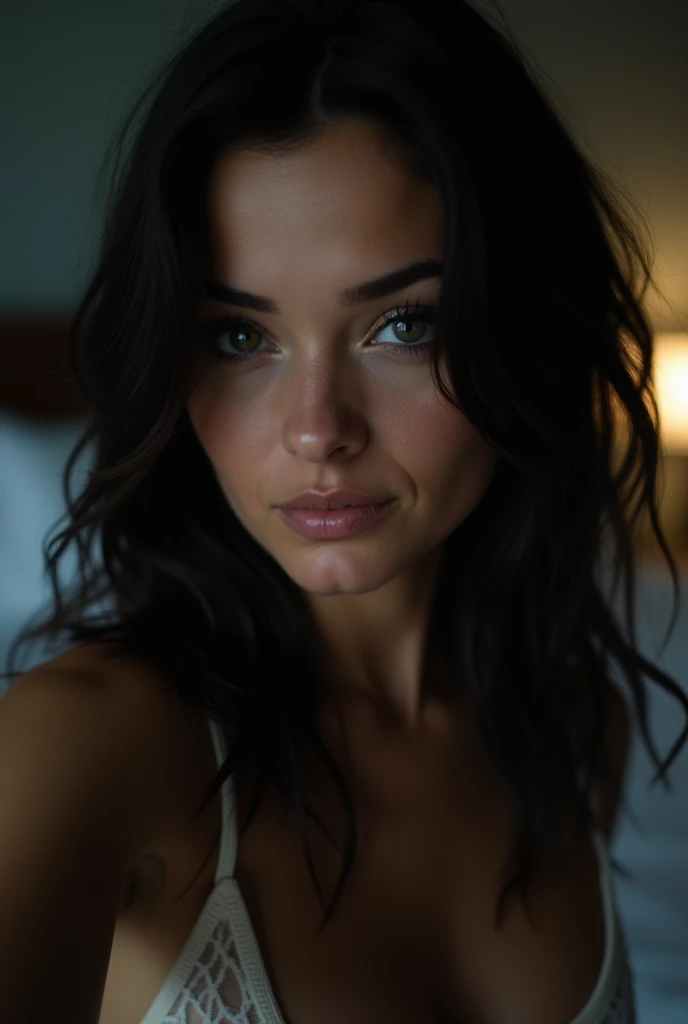 A woman who has been ejaculated on.