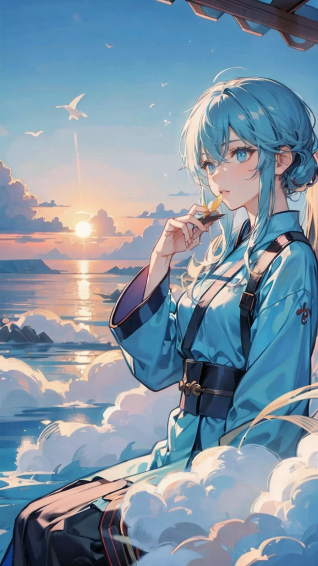 best quality, masterpiece, highres, detailed, realistic, <lora:Detail - add_detail:0.2>, SailorCh, <lyco:Change - SailorCh:0.8>, white shirt, white pants, white headphones, JinkiV, <lora:Character - JinkiV:0.7>